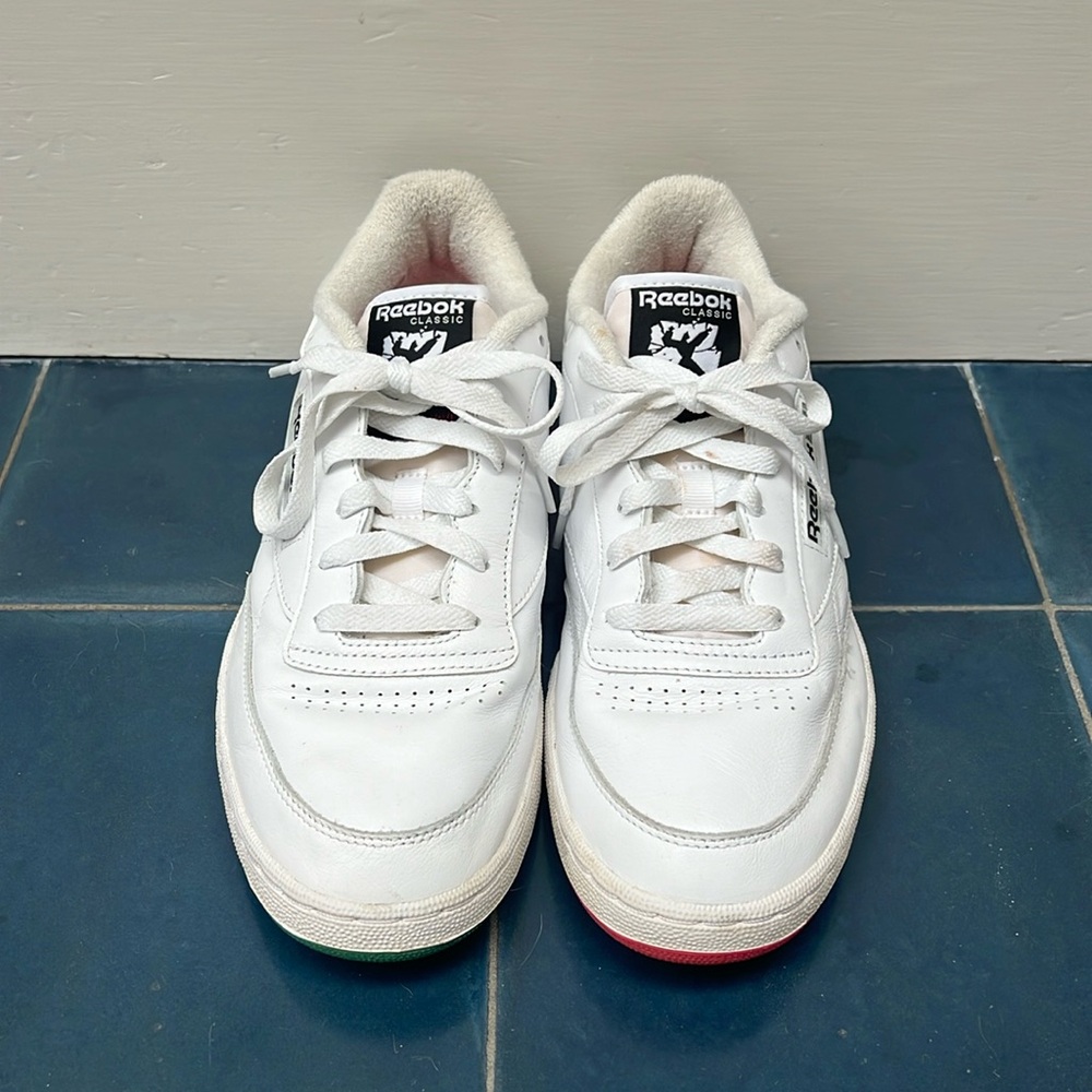 Reebok Human Rights Now! Club C 85 Shoes Sz 10.5